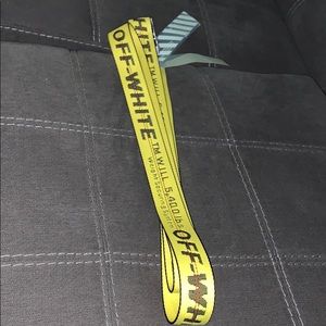 Off white belt yellow